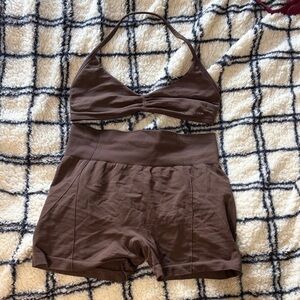 Brown Athletic Shorts